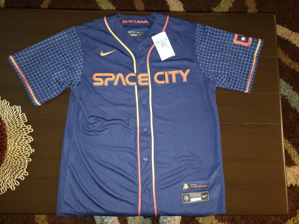 NEW SPACE CITY ASTROS JERSEY for Sale in Shenandoah, TX