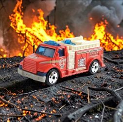 2004 Matchbox Burger King Promotion Highway Rescue Red Fire Pumper Truck Toy1:64. This is a 2004 Matchbox fire truck toy, specifically the "Highway Re