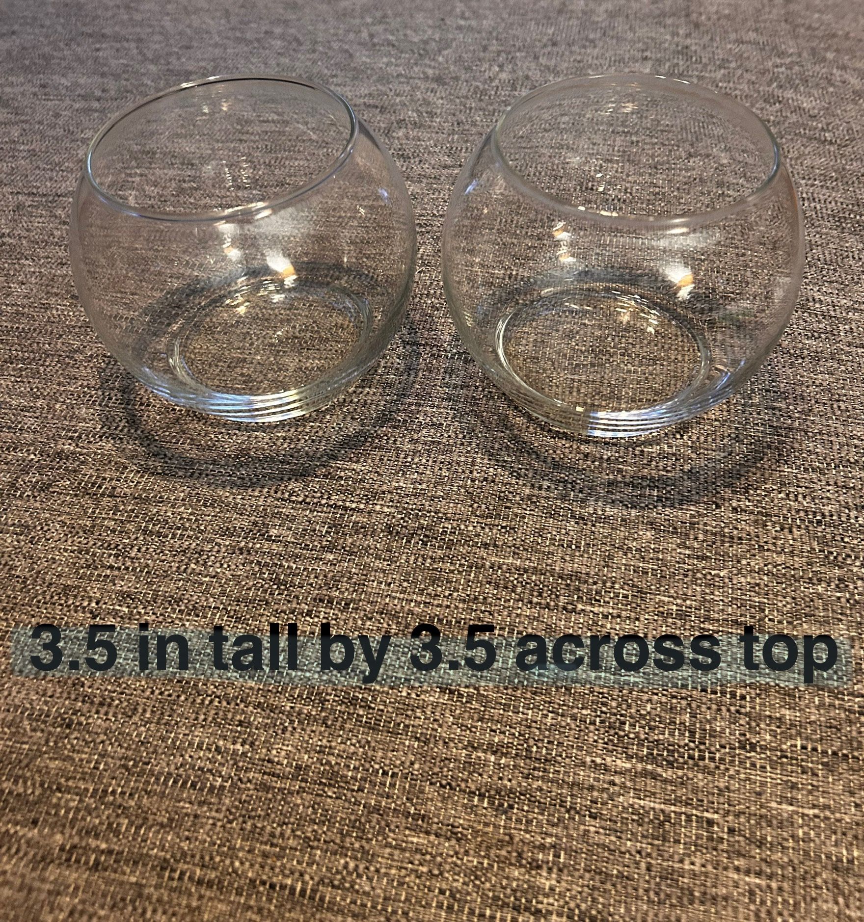 Cube And Bubble Glass Vases