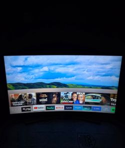 55-inch Curved SAMSUNG 4K Smart TV UHD HDR