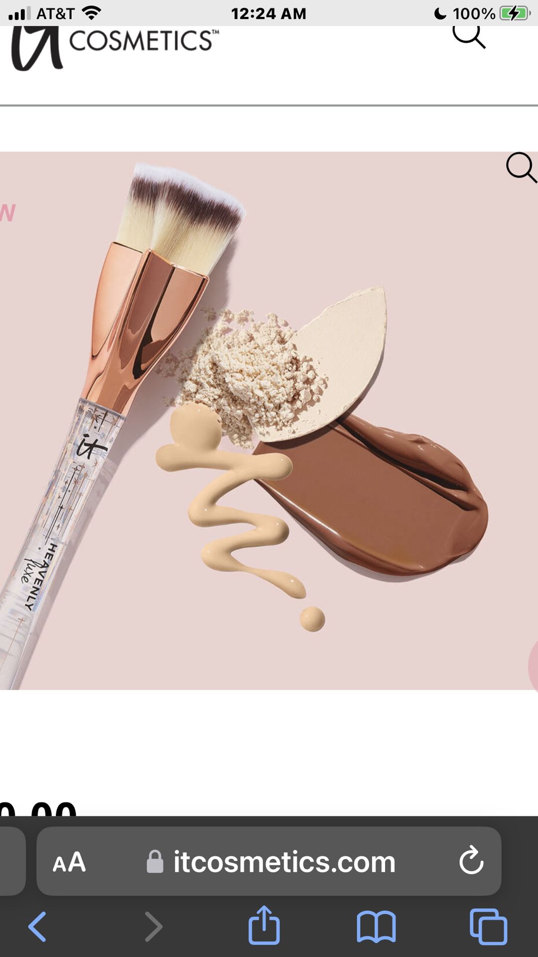 It cosmetics foundation Brush *New” In Unopened Box