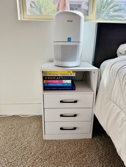 White nightstand