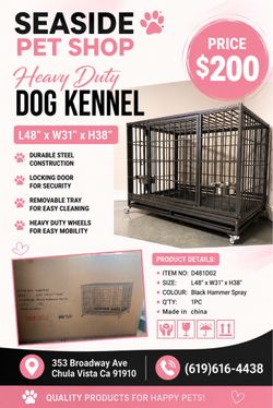New Heavy Duty Dog Kennel