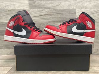 A1 Hawk – Jordan 1 Mid Gym Red Black White (A1D024947)