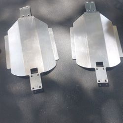 2 Mjx Hypergo 1/16 Scale Stainless Steel Chassis Covers