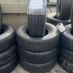 265/70/16 Firestone Set Of 4 Tires 95% Installed And Balanced Set De 4 Llantas Como Nuevas Instaladas Y Balanceadas