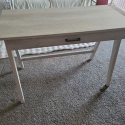 New Desk White Grey Wash/large Drawer