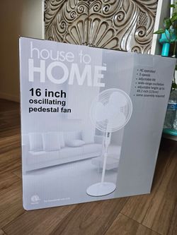Fan house to home white.