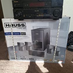 Pioneer VSX-91TXH and Hauss HS-7 Combo