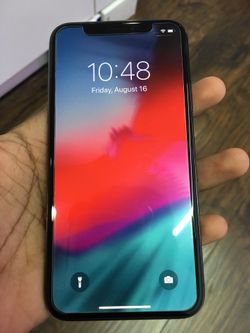 iPhone X 64GB Factory Unlocked Excellent Condition With Free Charger