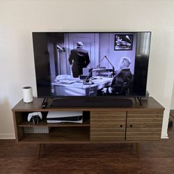 Tv + Sound bar+Tv Stand 