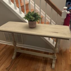 Farmhouse Wood Sofa/ Foyer Table 