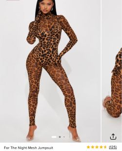 Fashion Nova Leopard sexy costume  - Medium
