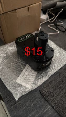 Ryobi 6Ah battery $15 each/ 2 for $25