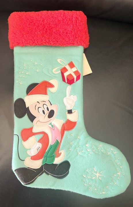 Disney Santa Mickey Mouse Classic Holiday Stocking