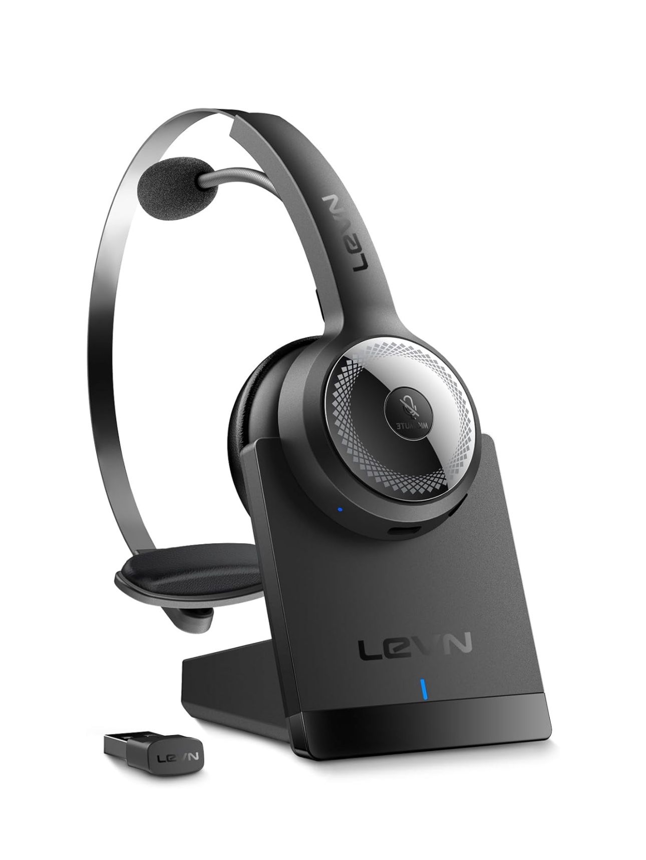 Wireless Headset with Mic for Work