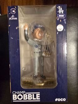 Los Angeles Dodgers Shohei Ohtani Foco world series 24 champions bobblehead exclusive
