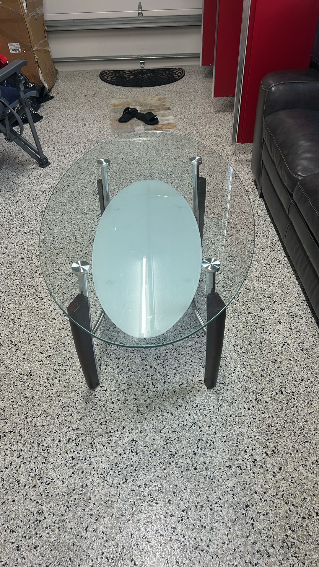 Coffee table and two end tables