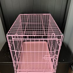 Small Pink Dog  Kennel