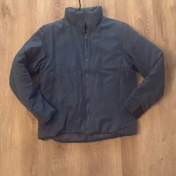 Brand New Blue Retro Rain Wind Breaker Puffer Jacket Size Mens Medium  