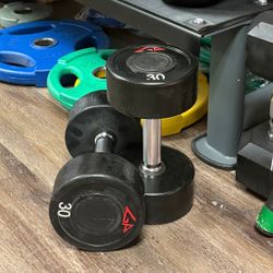 Blowout Urethane Dumbbells 30lb (Pair)