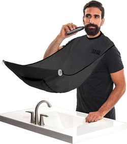 Beard bib apron shaving kit