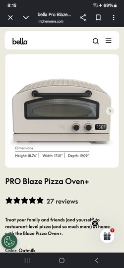 Bella Electric Pizza Oven
