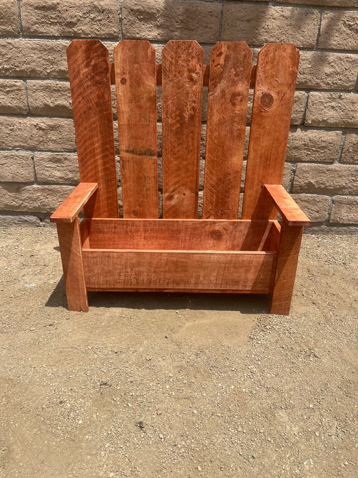 Bench style planter box
