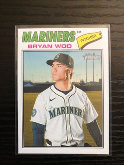 Bryan Woo 2026 Topps Heritage Base Card #99