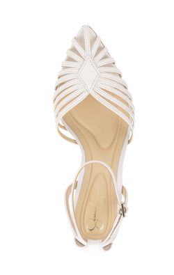 Jessica Simpson Paveri White Strappy Heels size 12