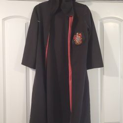 Rubies Vtg Deluxe Harry Potter Robe Hooded Griffindor Youth M Halloween Costume