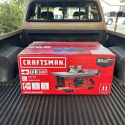 NEW CRAFTSMAN 8.25-in 13.0 -Amp Portable Benchtop Table Saw