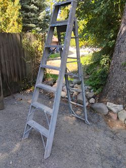 7 ft aluminum step ladder
