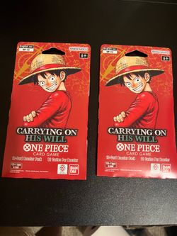 One Piece Carrying on his will Sleeved Booster Pack