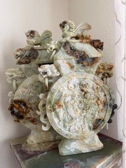 Antique Jade Vases