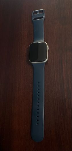 Apple Watch with Blue Sport Band (SE)