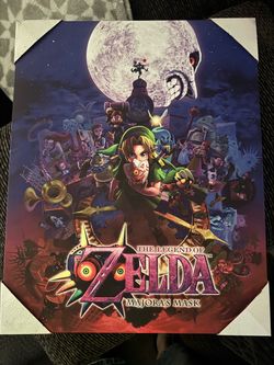 Legend of Zelda Majora's Mask Canvas Wall Art
