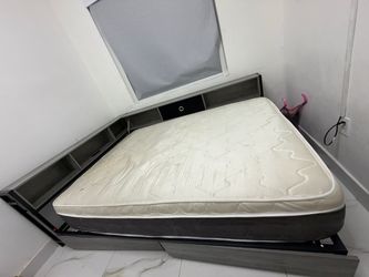 Full Bed with LED + Mattress