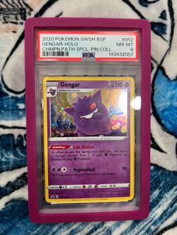 2020 Pokémon SWSH Cosmos Holo Gengar Promo PSA 8