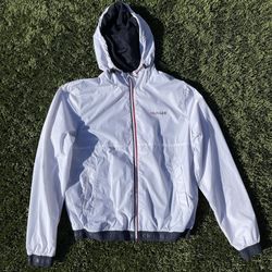 Tommy Hilfiger White Windbreaker 