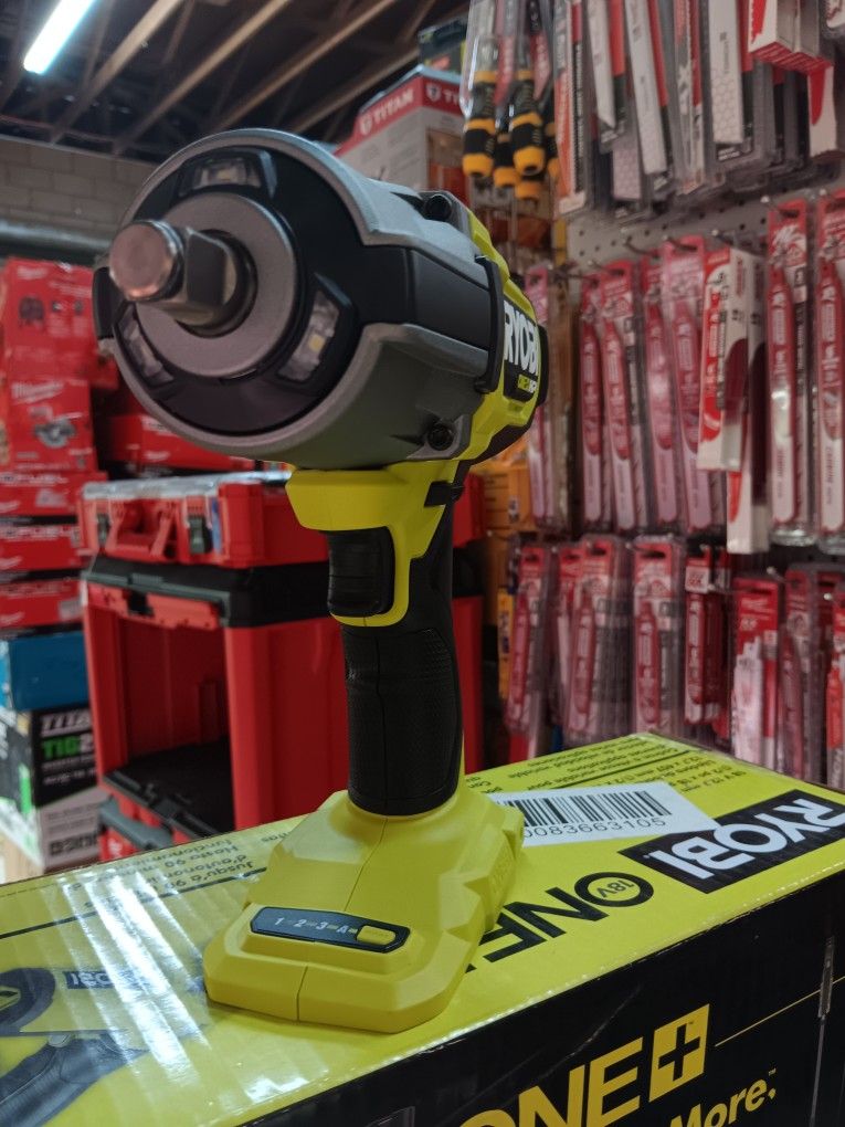 Ryobi ONE + HP 18V Brushless Cordless 4 Mode 1/2in. Impact Wrench. Tool Only