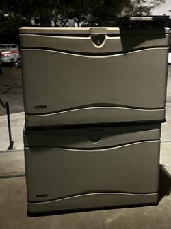 80 Gal. Heavy-Duty Outdoor Resin Storage Deck Boxed
