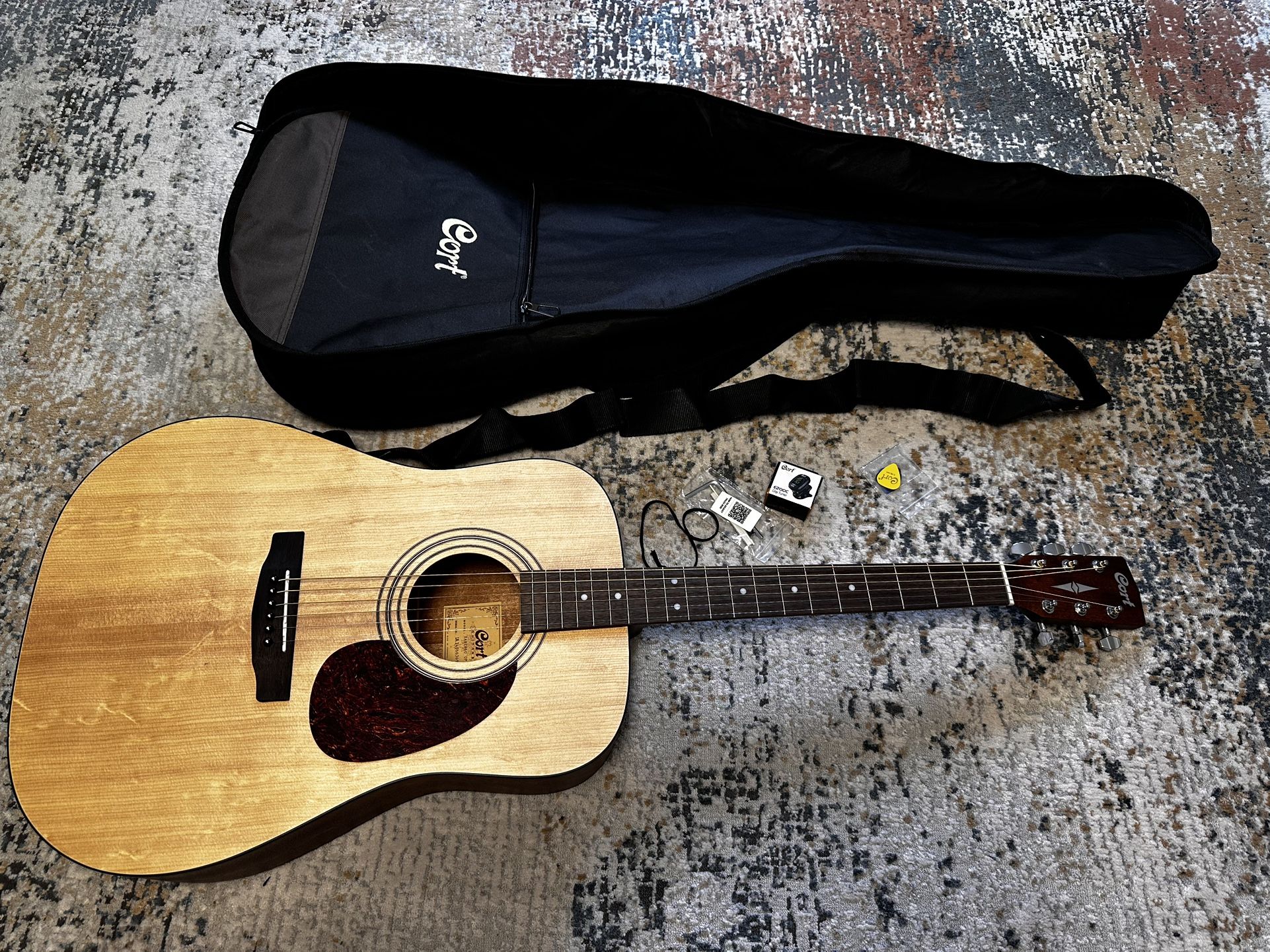 Cort Acoustic Guitar Earth Pack Bundle