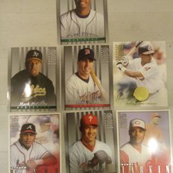 7 1997 DONRUSS STUDIO CARDS MANNY RAMIREZ NUMBERED 3448/5000