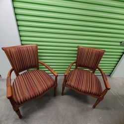 Wood Chairs ( TWO) 
