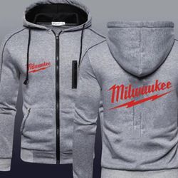 New Milwaukee Sports Casual Sweater Hoodie Jacket Lg Xl 2xl 3xl  Available