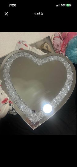 Heart shaped mirror