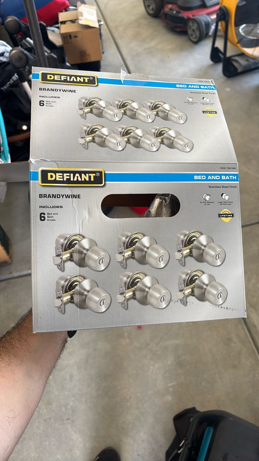 2 Door Handles And 2 Magnetic Door Stops