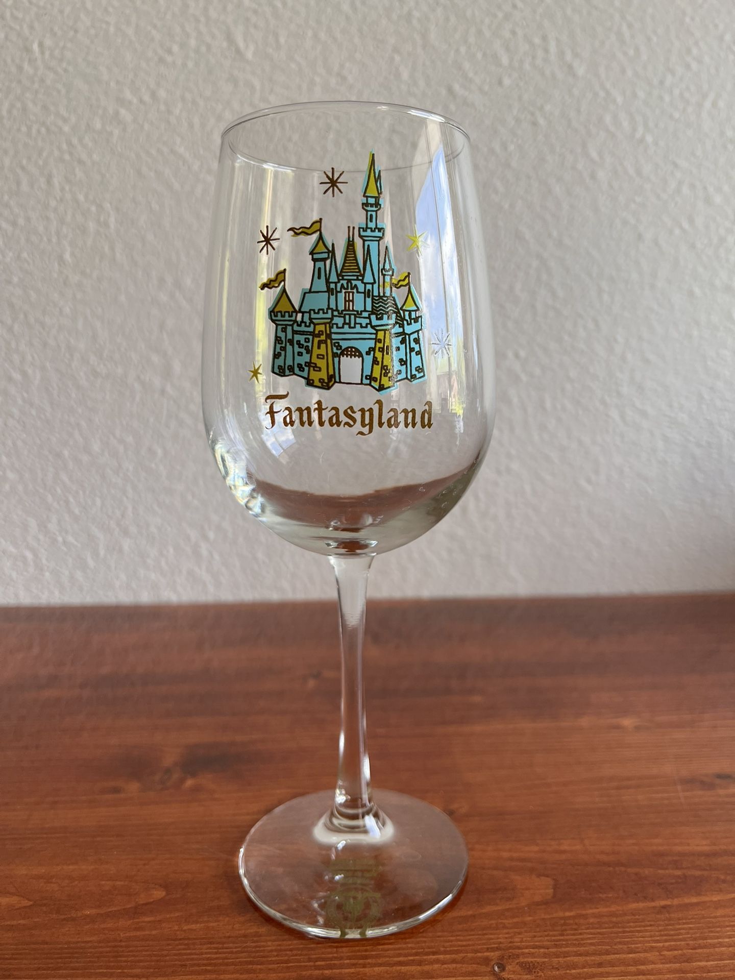 Disney Fantasyland Wine Glass for Sale in Brea, CA - OfferUp