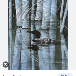 Sue Coleman Signed Lithograph “ Loon Shadow “